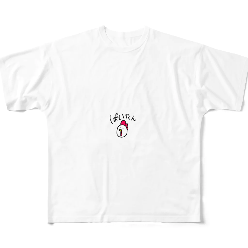 あひるの鶏白湯 All-Over Print T-Shirt