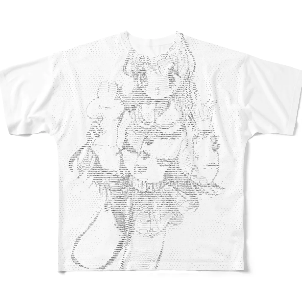 未定の電子 フルグラフィックTシャツ