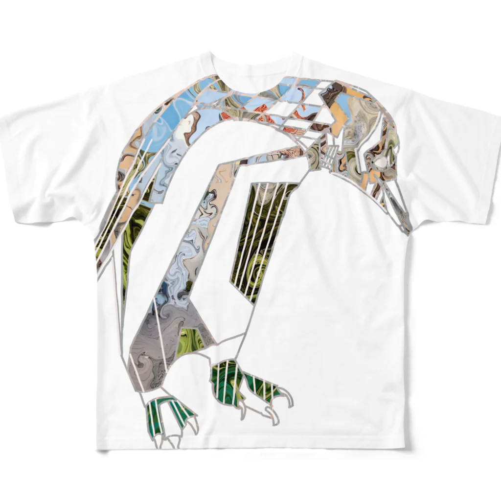 kai-142857のペンギン All-Over Print T-Shirt