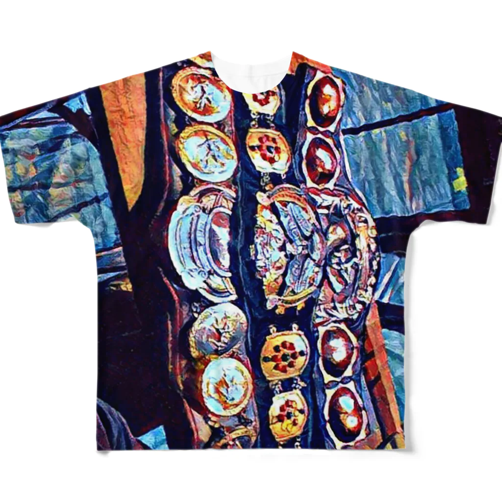 qu_c_hu_kaの三冠ヘビー級 All-Over Print T-Shirt