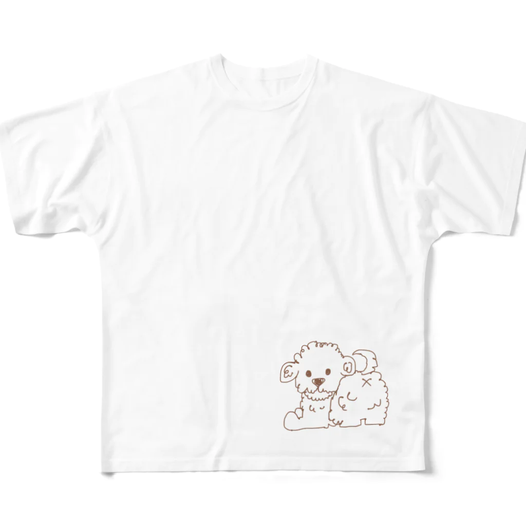 niNjiNのまるぷう(ぶちゃバージョン) All-Over Print T-Shirt