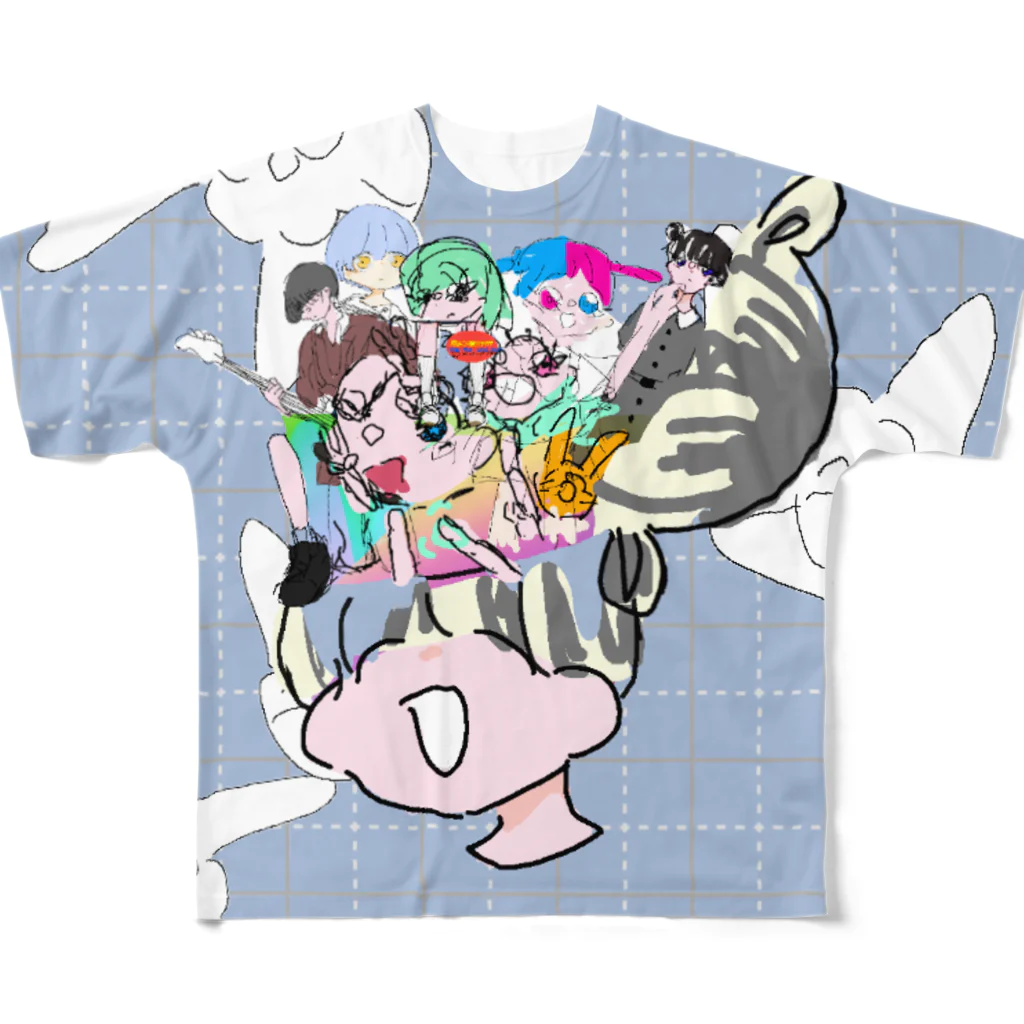 くうきのかわいいやつ All-Over Print T-Shirt