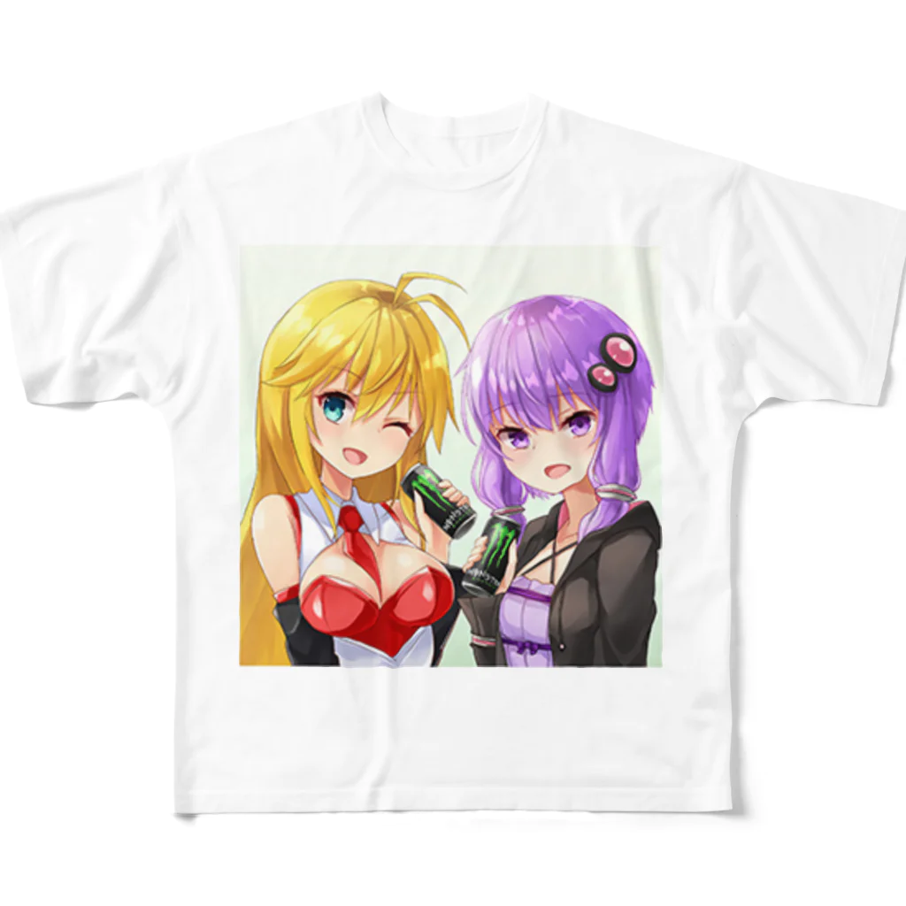 麦穂＠頑張れない！！のむぎほだよ フルグラフィックTシャツ