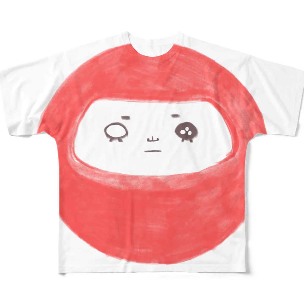 吉鹿のだるまてぃー All-Over Print T-Shirt