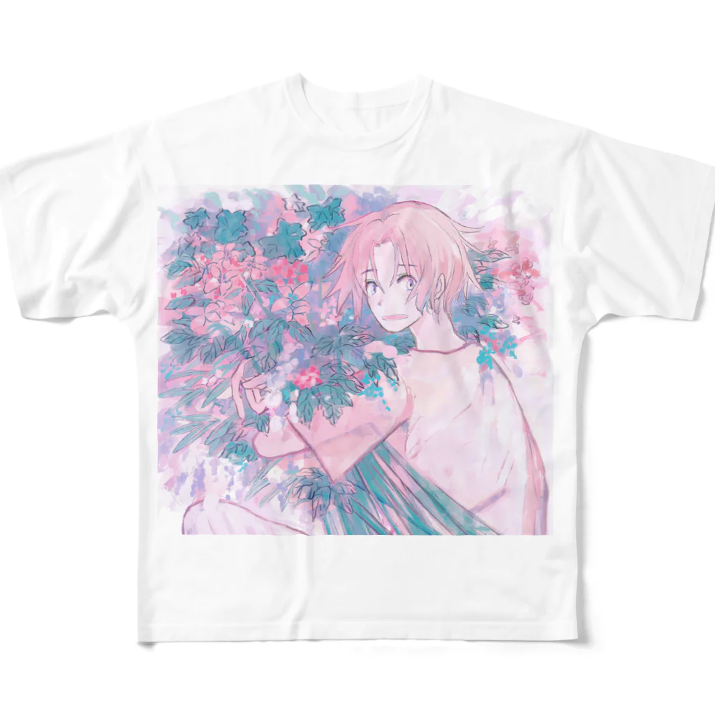 すすきのの花束を君へ フルグラフィックTシャツ