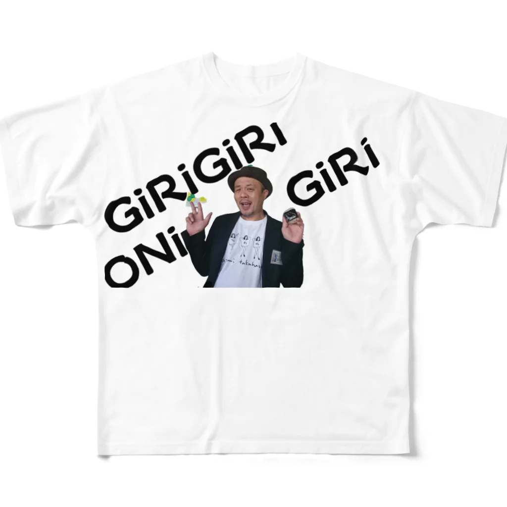 meigenloveのモデル上條✖GiRiGiRiONiGiRiコラボブランド All-Over Print T-Shirt