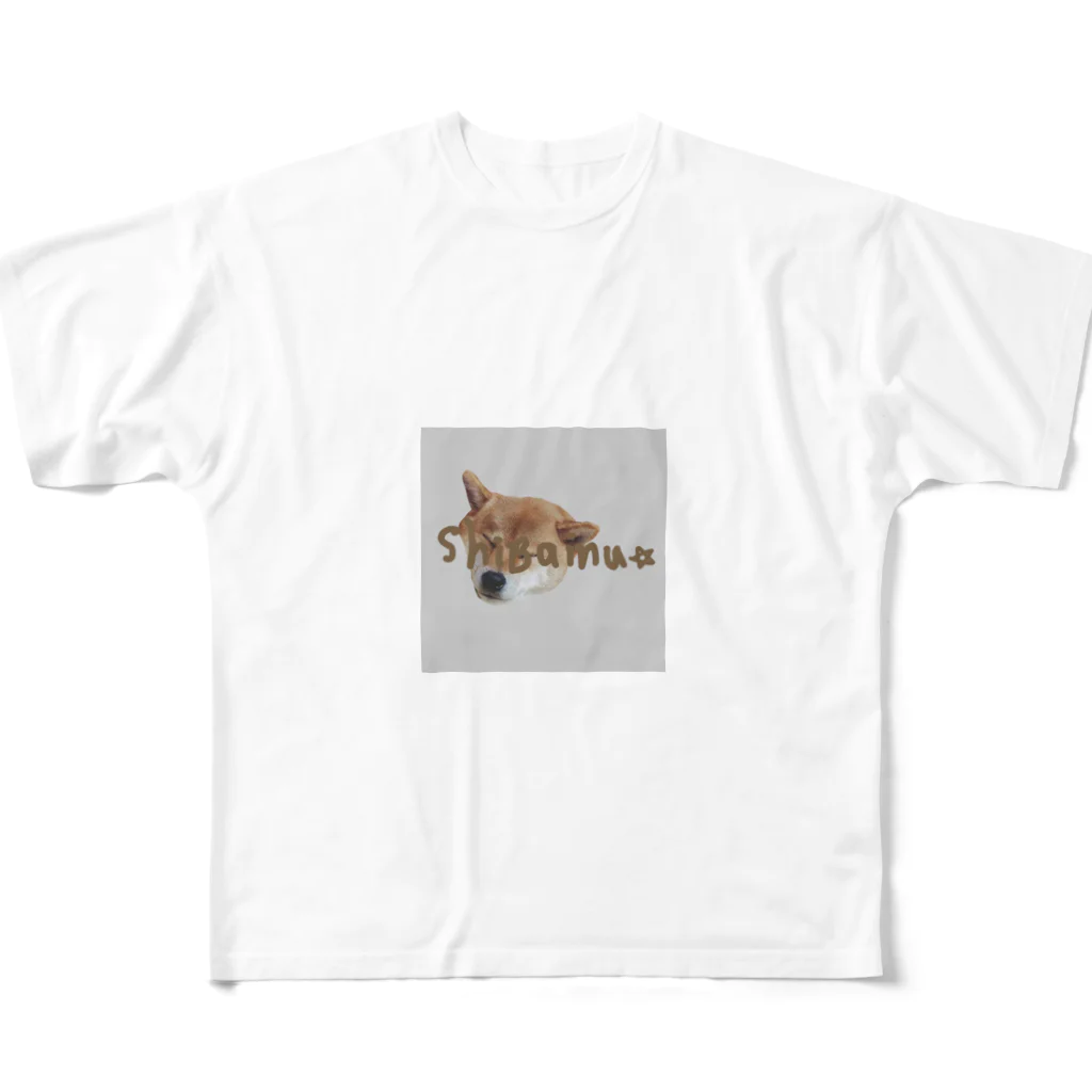 gumiの恥ずかしがり屋のshibainu★ フルグラフィックTシャツ