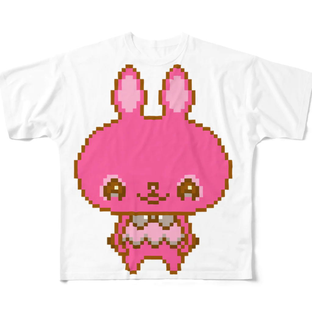 madeathのららちゃん フルグラフィックTシャツ