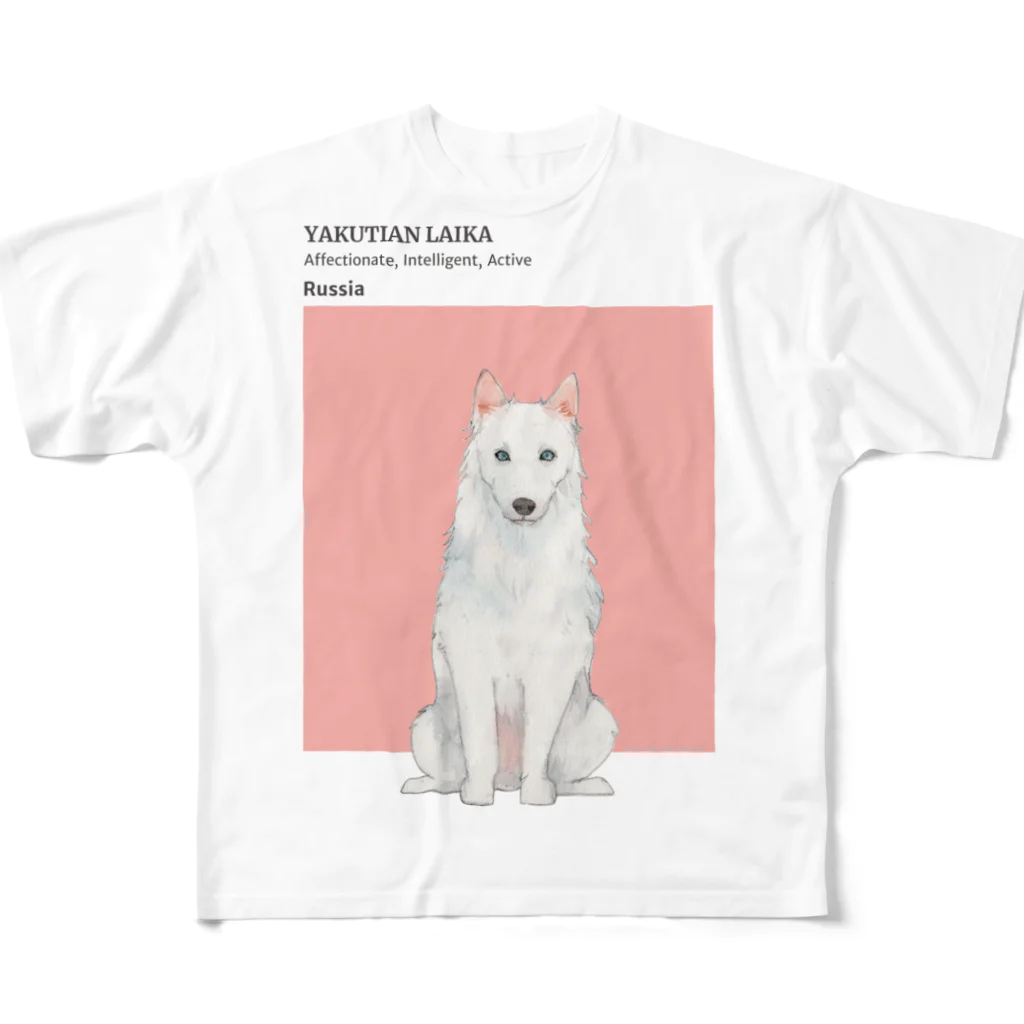 東京奮起させるの犬 ヤクーチアン ライカ  All-Over Print T-Shirt