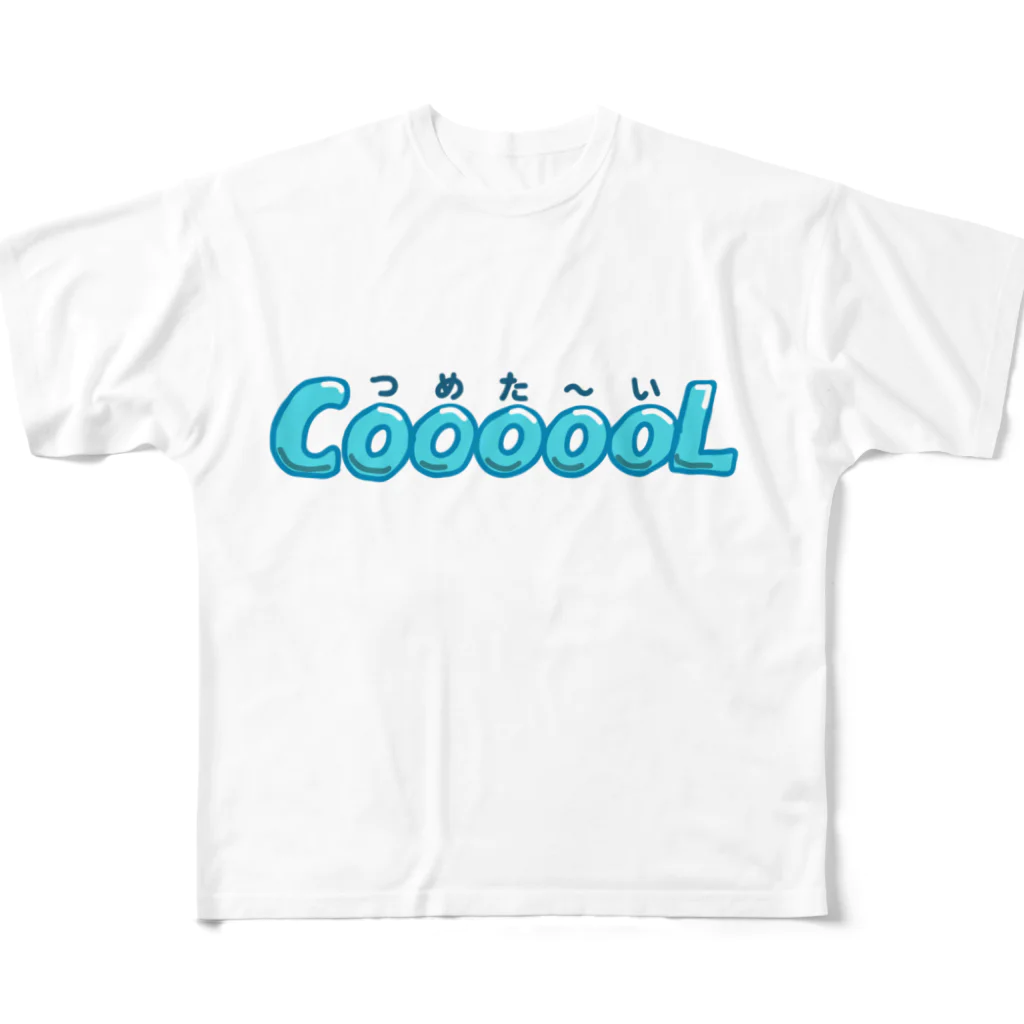 ふたのついた猫のCOOLだね All-Over Print T-Shirt