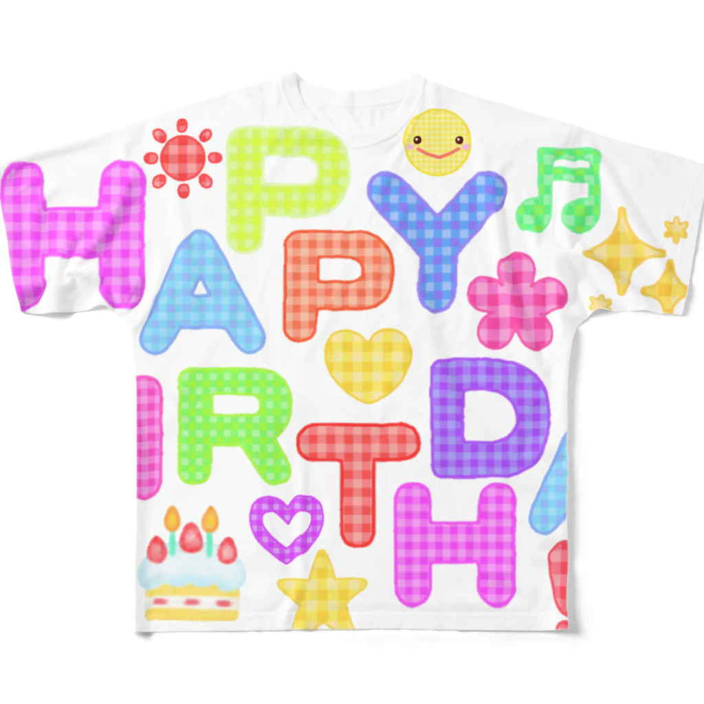 ようこそ『MAYOHOUSE』へのHAPPY BIRTHDAY !! フルグラフィックTシャツ