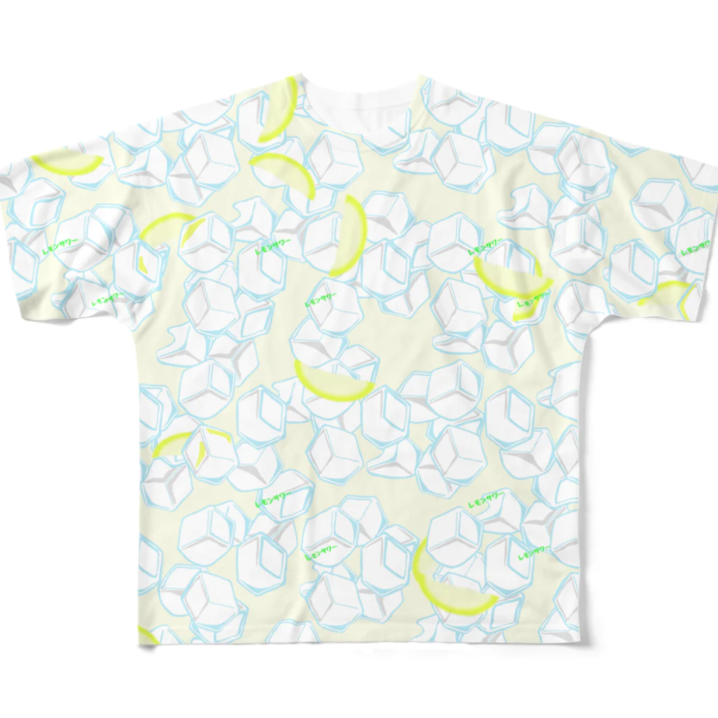 しまちゃんのレモンサワー！ All-Over Print T-Shirt