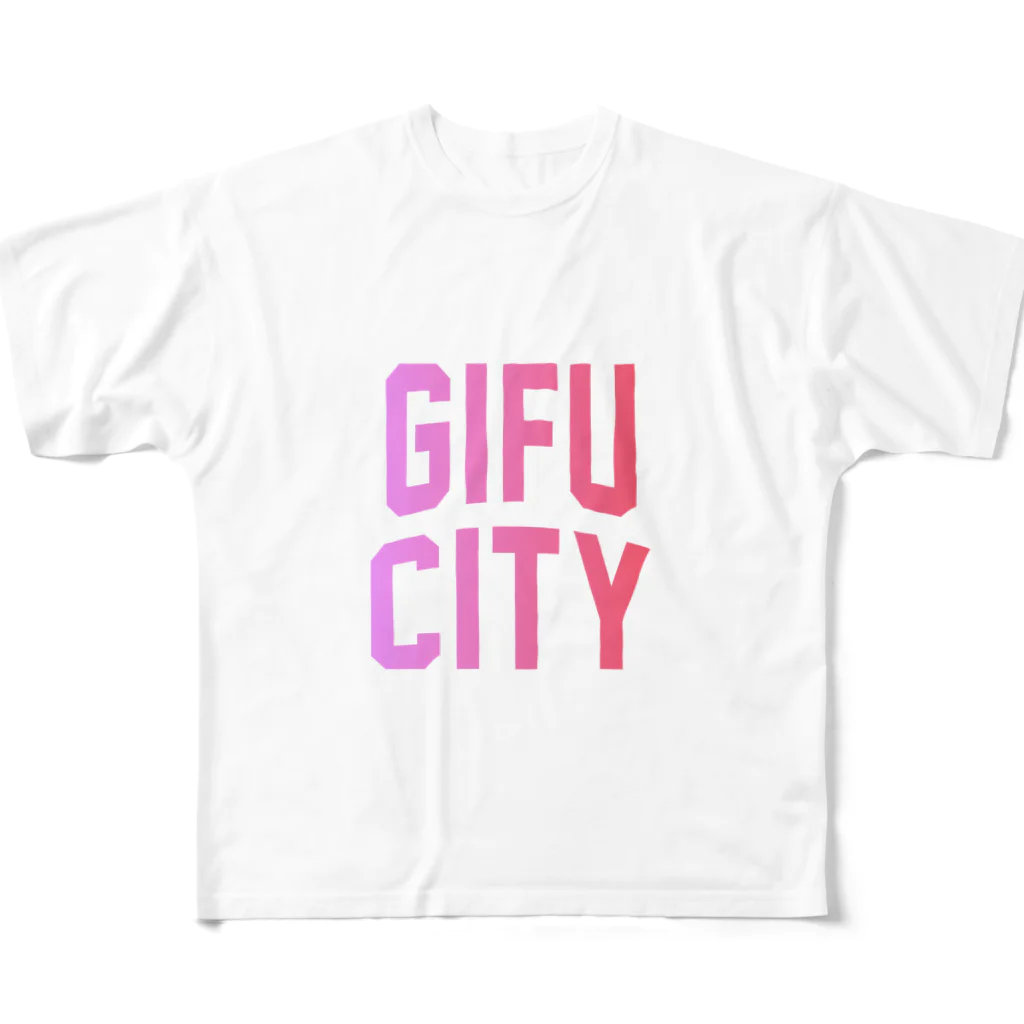 JIMOTO Wear Local Japanの岐阜市 GIFU CITY フルグラフィックTシャツ