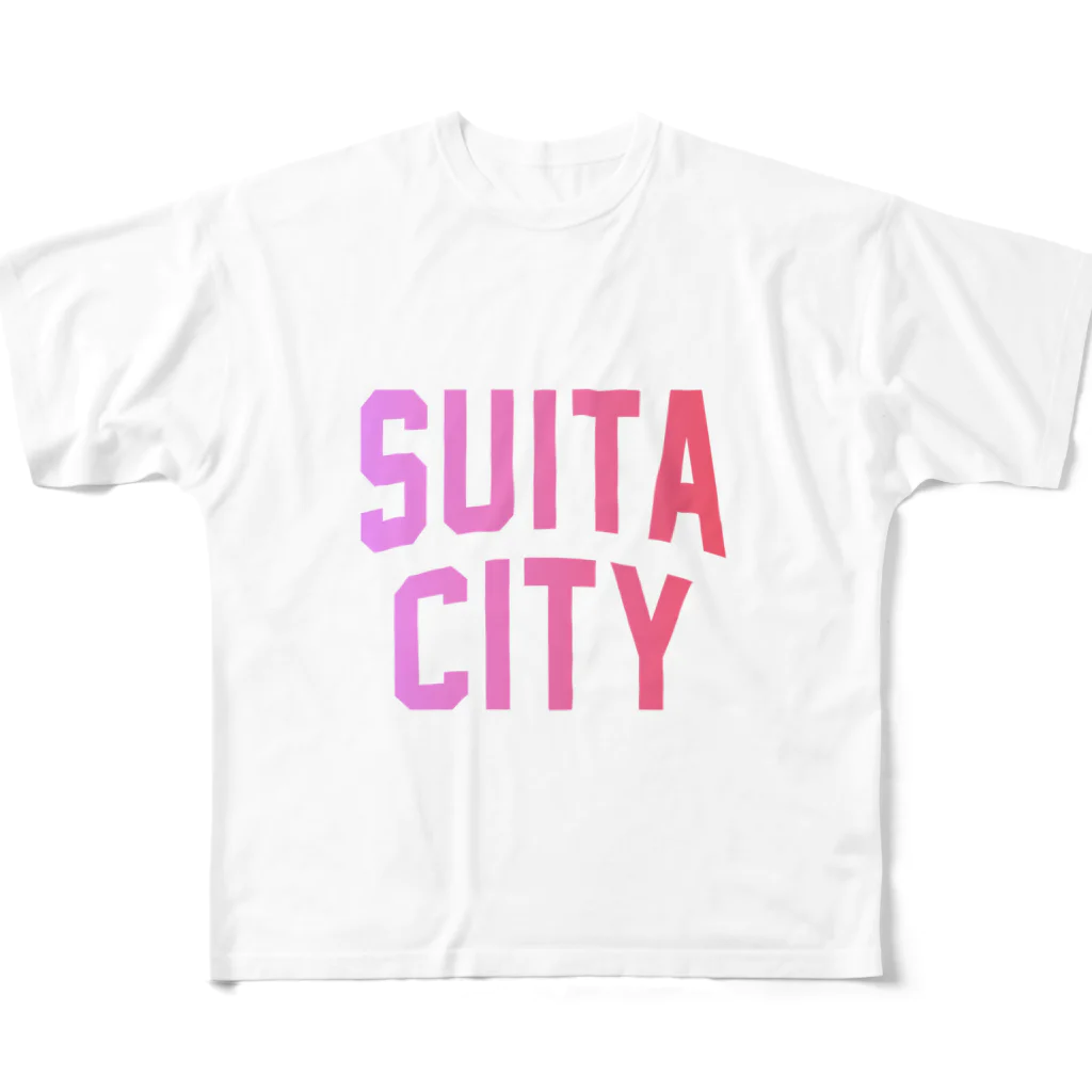 JIMOTOE Wear Local Japanの吹田市 SUITA CITY All-Over Print T-Shirt