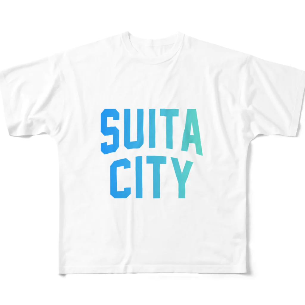 JIMOTOE Wear Local Japanの吹田市 SUITA CITY All-Over Print T-Shirt