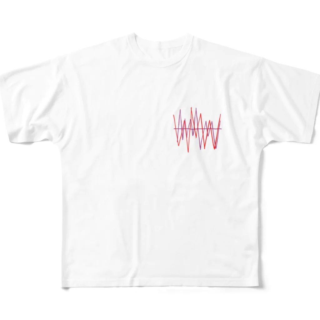 ひな🍄の電気 All-Over Print T-Shirt