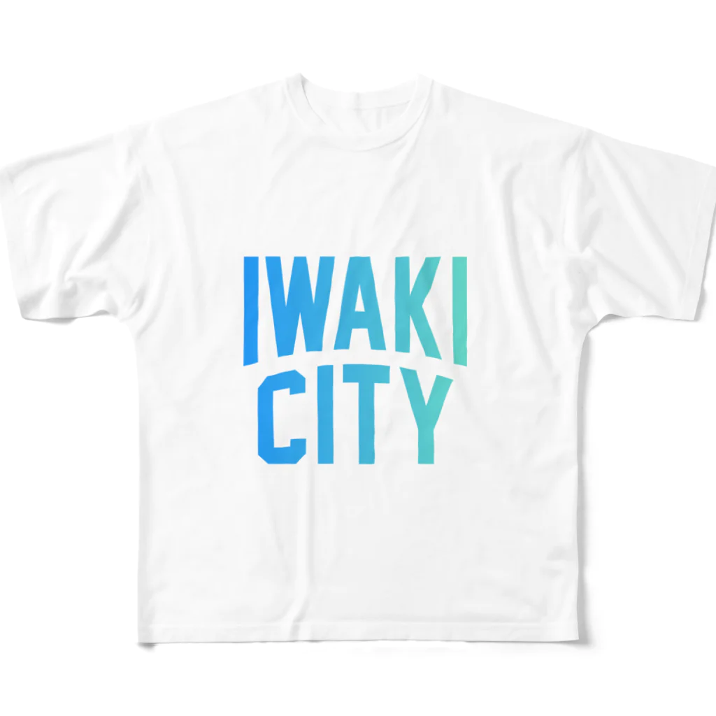 JIMOTO Wear Local Japanのいわき市 IWAKI CITY フルグラフィックTシャツ