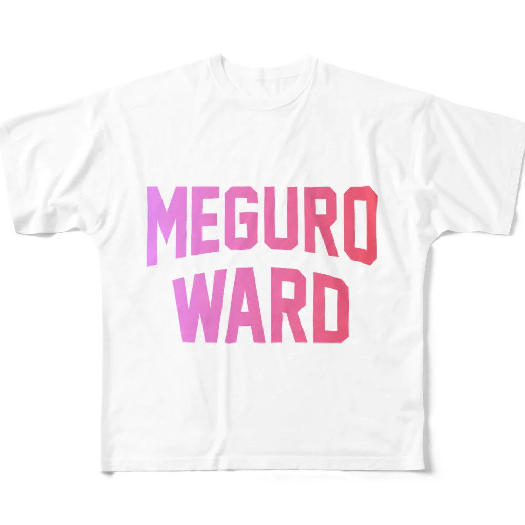 JIMOTOE Wear Local Japanの目黒区 MEGURO WARD フルグラフィックTシャツ