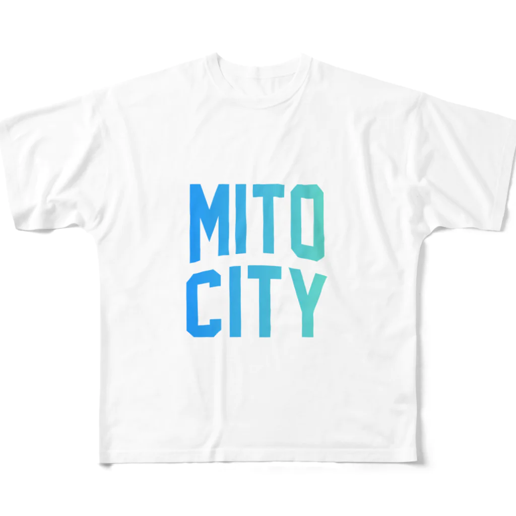 JIMOTO Wear Local Japanの水戸市 MITO CITY All-Over Print T-Shirt