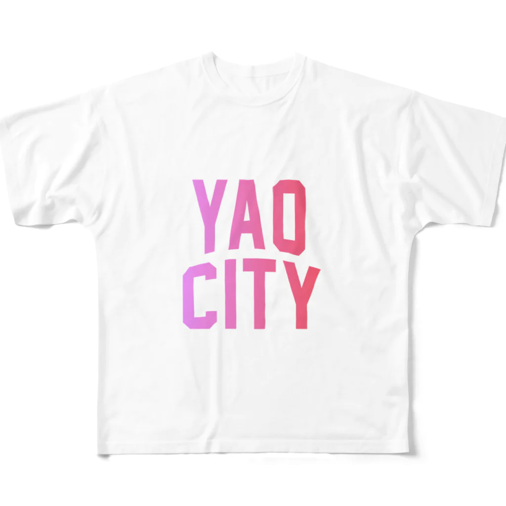 JIMOTOE Wear Local Japanの八尾市 YAO CITY All-Over Print T-Shirt