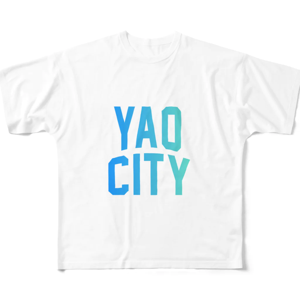 JIMOTO Wear Local Japanの八尾市 YAO CITY フルグラフィックTシャツ