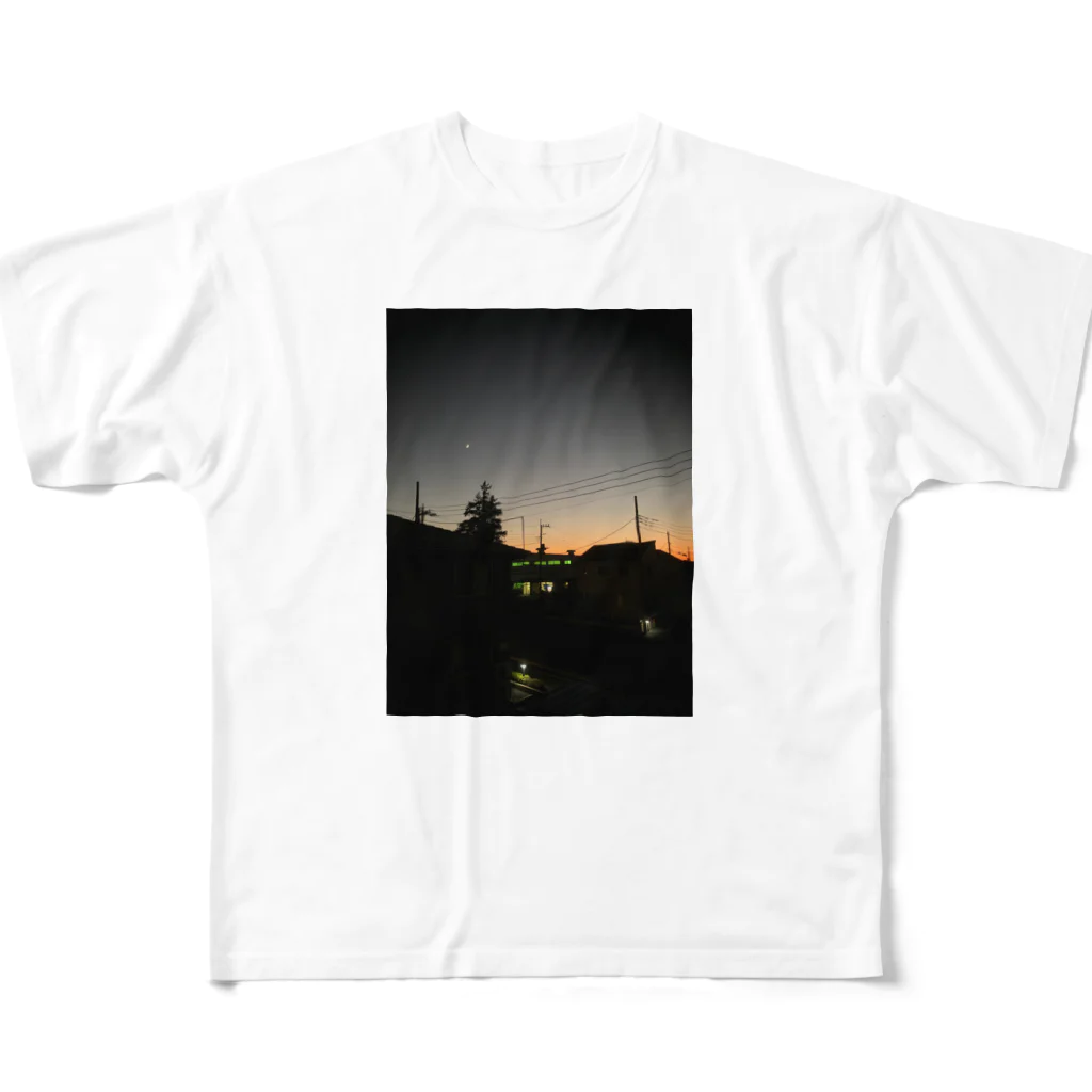 caz_sayouの夕焼け All-Over Print T-Shirt