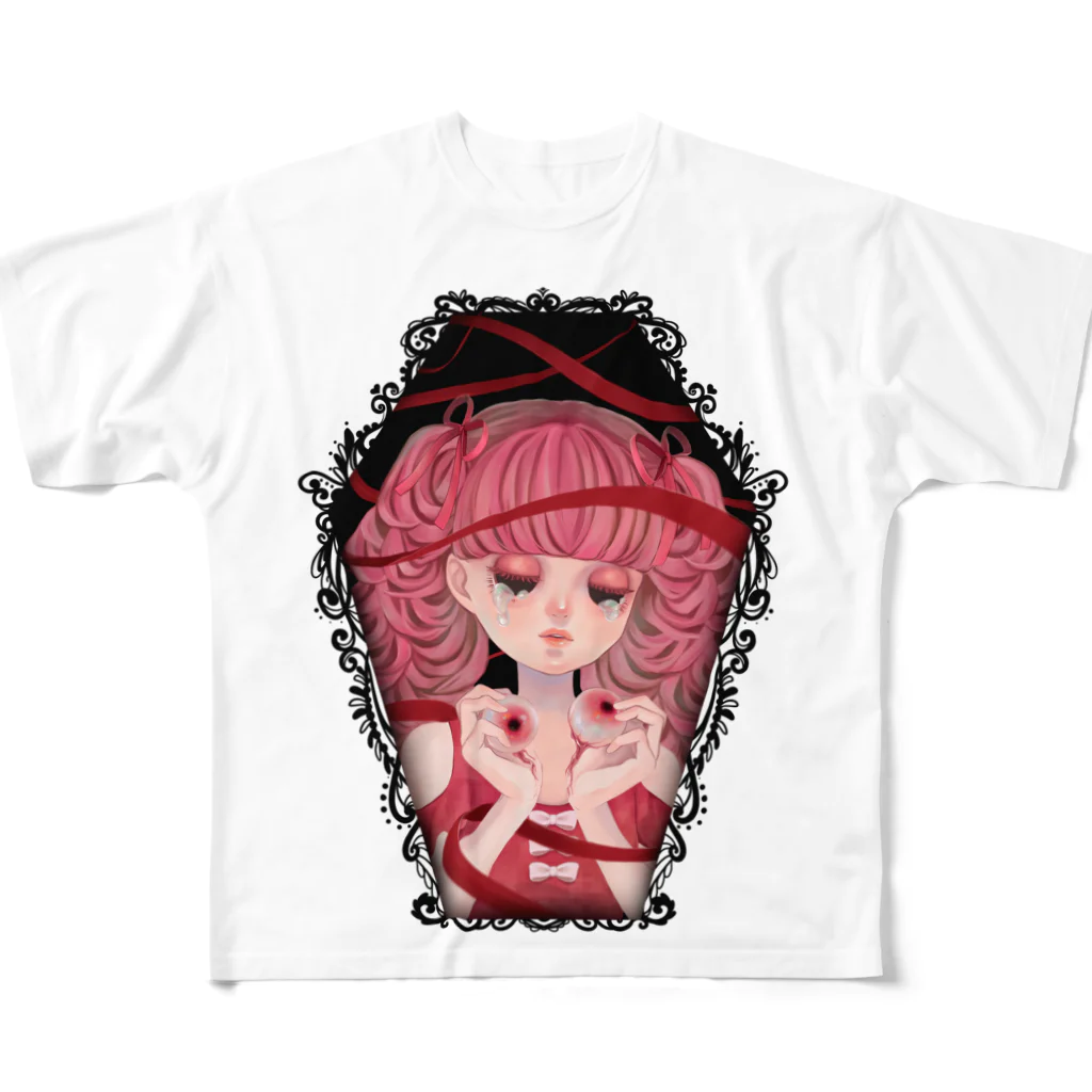 ✞如月 吐✞ のmmmmm フルグラフィックTシャツ