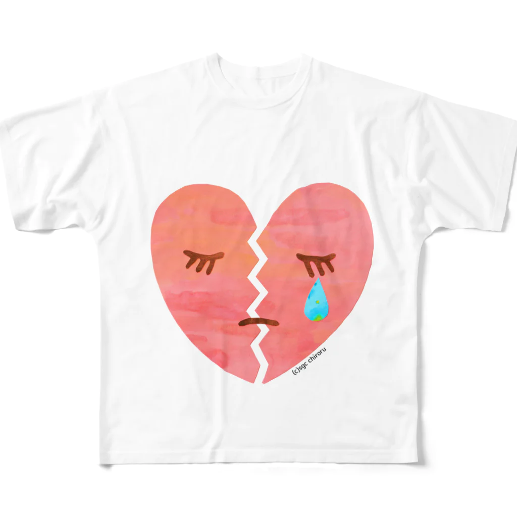 Sugar Ginger CookieのSad feeling. フルグラフィックTシャツ