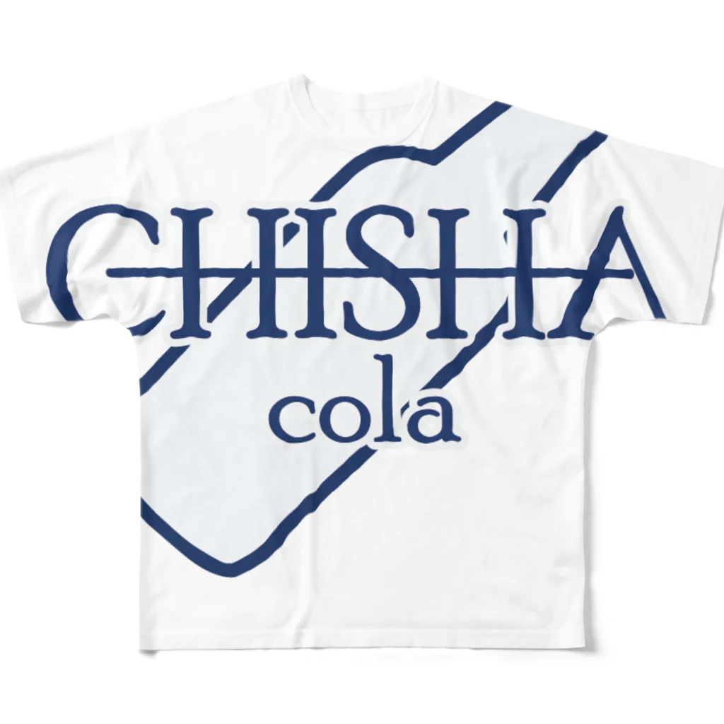 CHISHA cola オフィシャルショップのCHISHA cola オリジナル フルグラフィックTシャツ