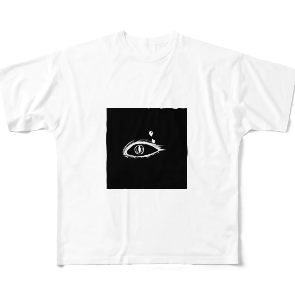 クロスエスケレトの孤独な瞳 All-Over Print T-Shirt
