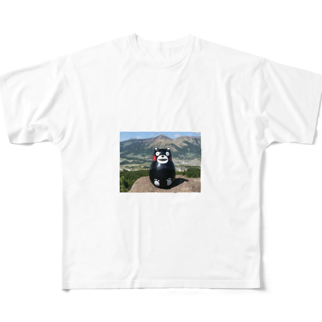 ブラジルプロポリスの くまモン起き上がりこぼし All-Over Print T-Shirt