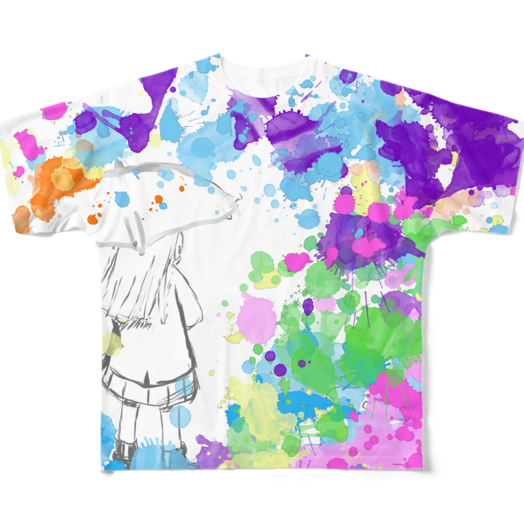 ネクストのペンキの雨の中 All-Over Print T-Shirt