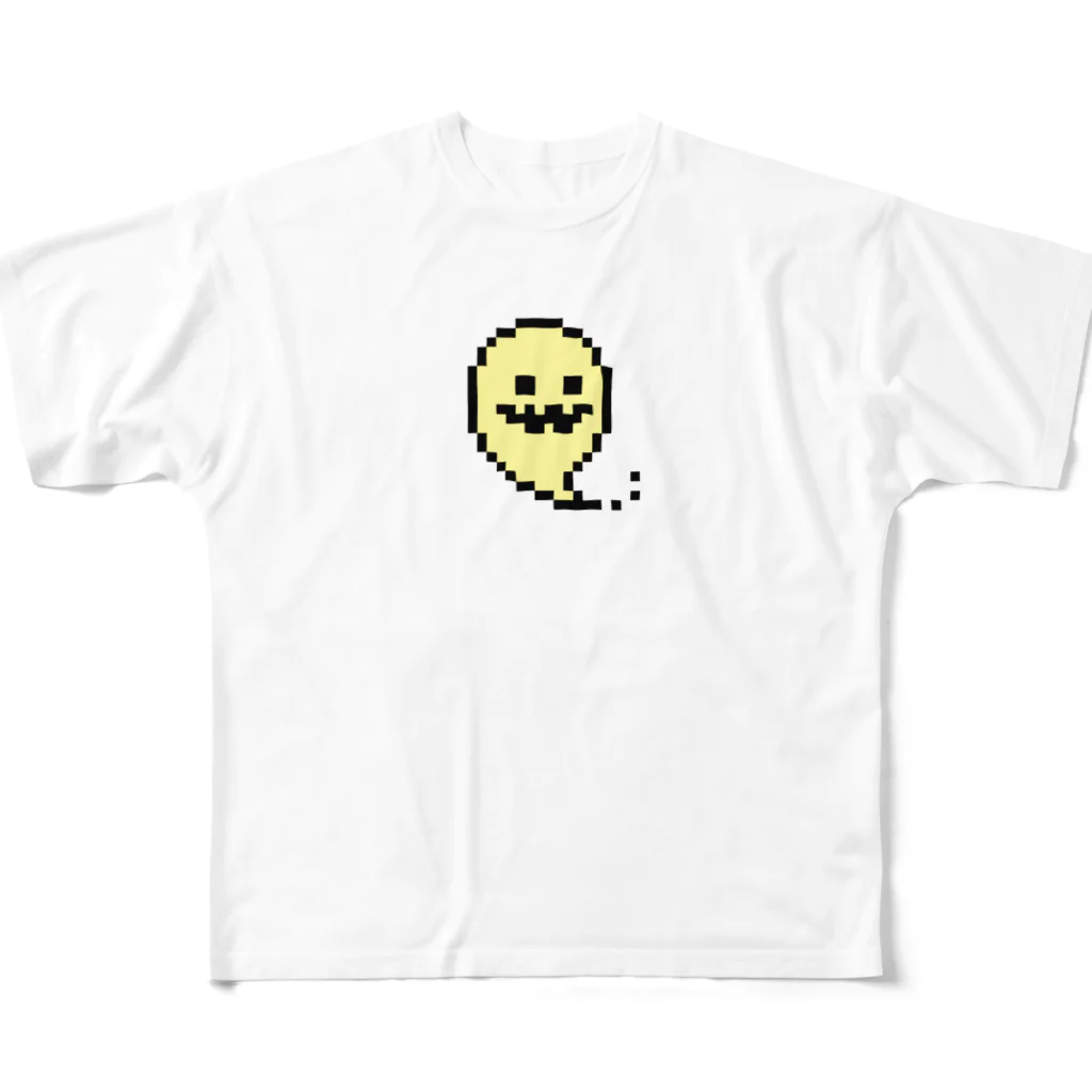 toishitechのPixel Ghost - PA-01 フルグラフィックTシャツ