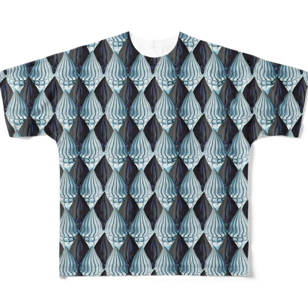  1st Shunzo's boutique の食べたいのはアイスじゃない。 All-Over Print T-Shirt