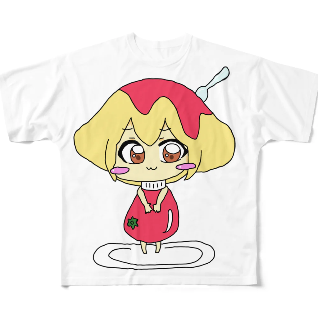 ほむらのおむらい子 フルグラフィックTシャツ