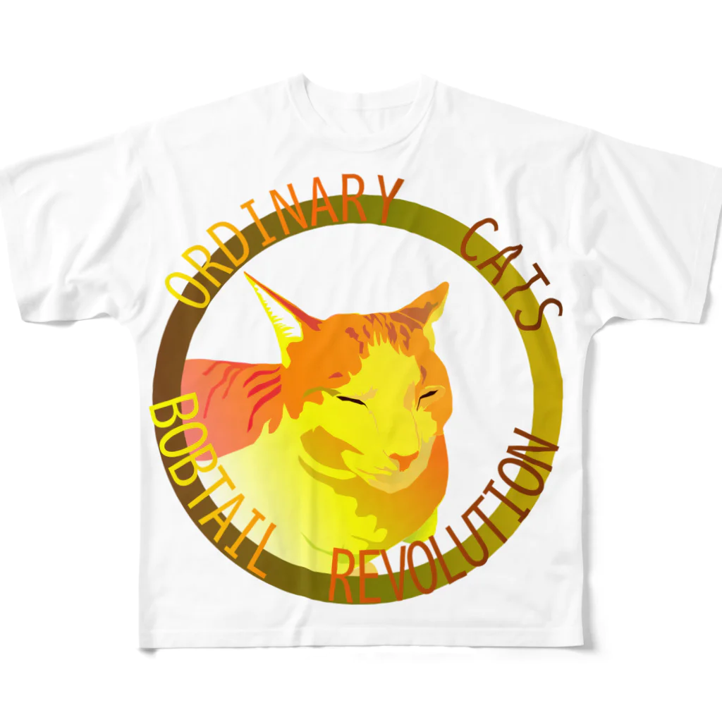 『NG （Niche・Gate）』ニッチゲート-- IN SUZURIのOrdinary Cats05h.t.(秋) フルグラフィックTシャツ