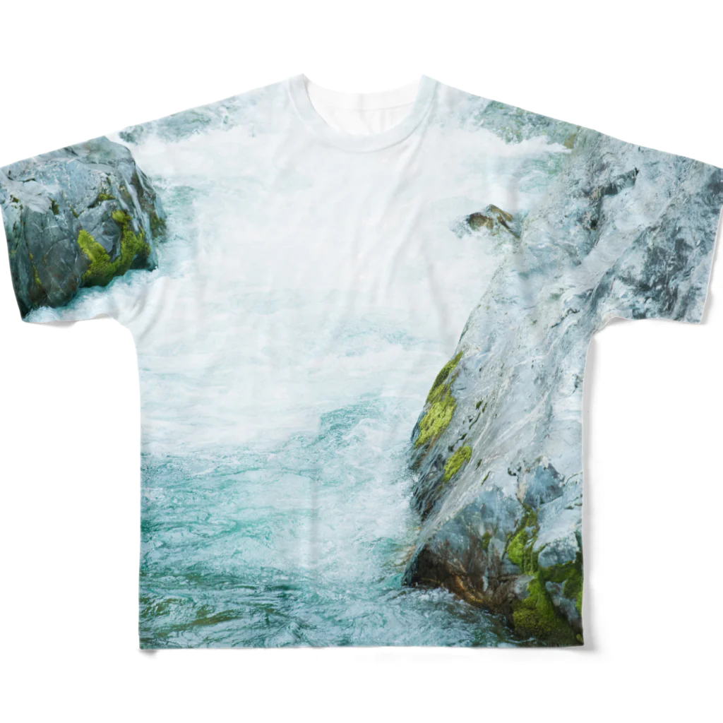 池田晶紀のうつくしい水 All-Over Print T-Shirt