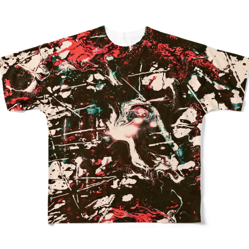 兎派のpaint_02_vivid All-Over Print T-Shirt