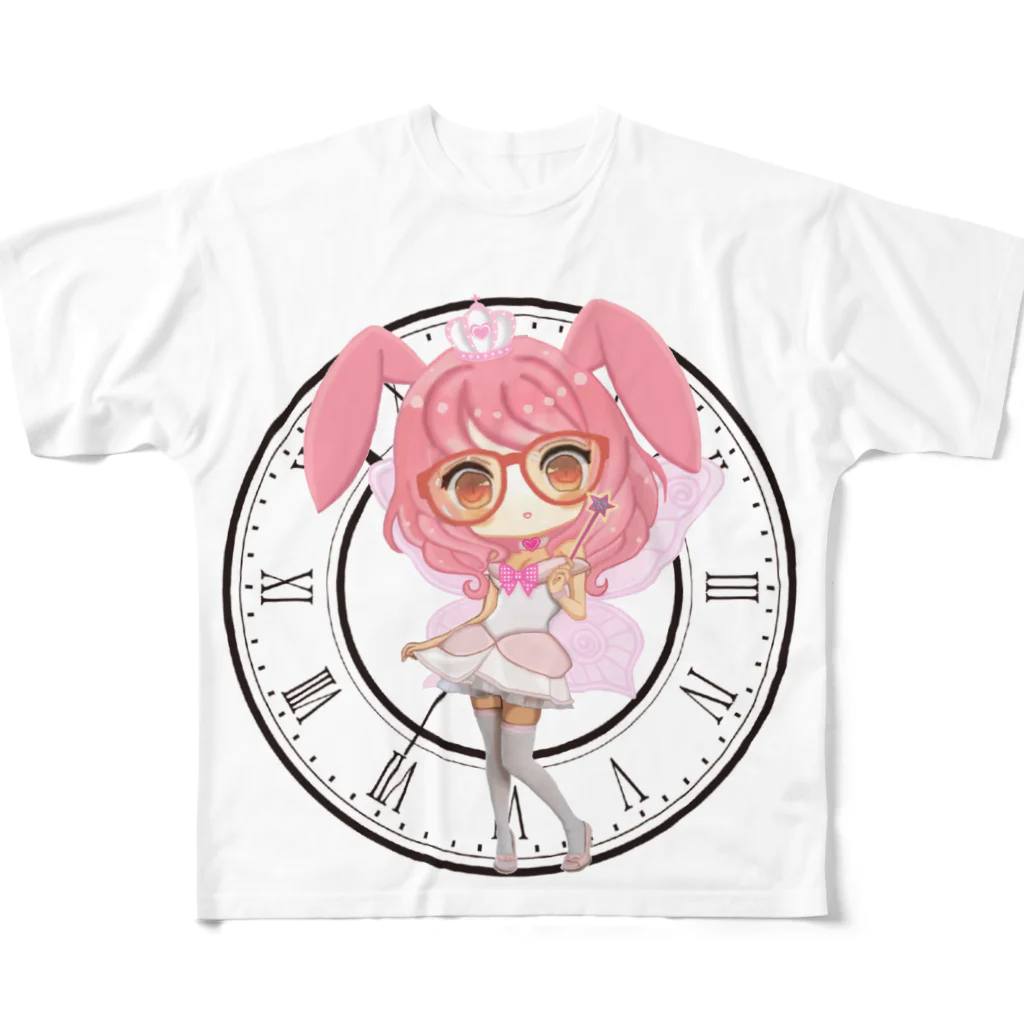 SEA's SHOPのバニーなるちゃん アリスVer フルグラフィックTシャツ