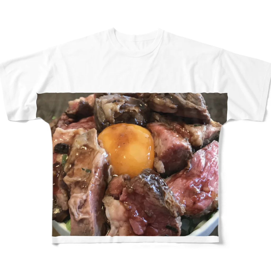 otya-desuの飯テロ フルグラフィックTシャツ