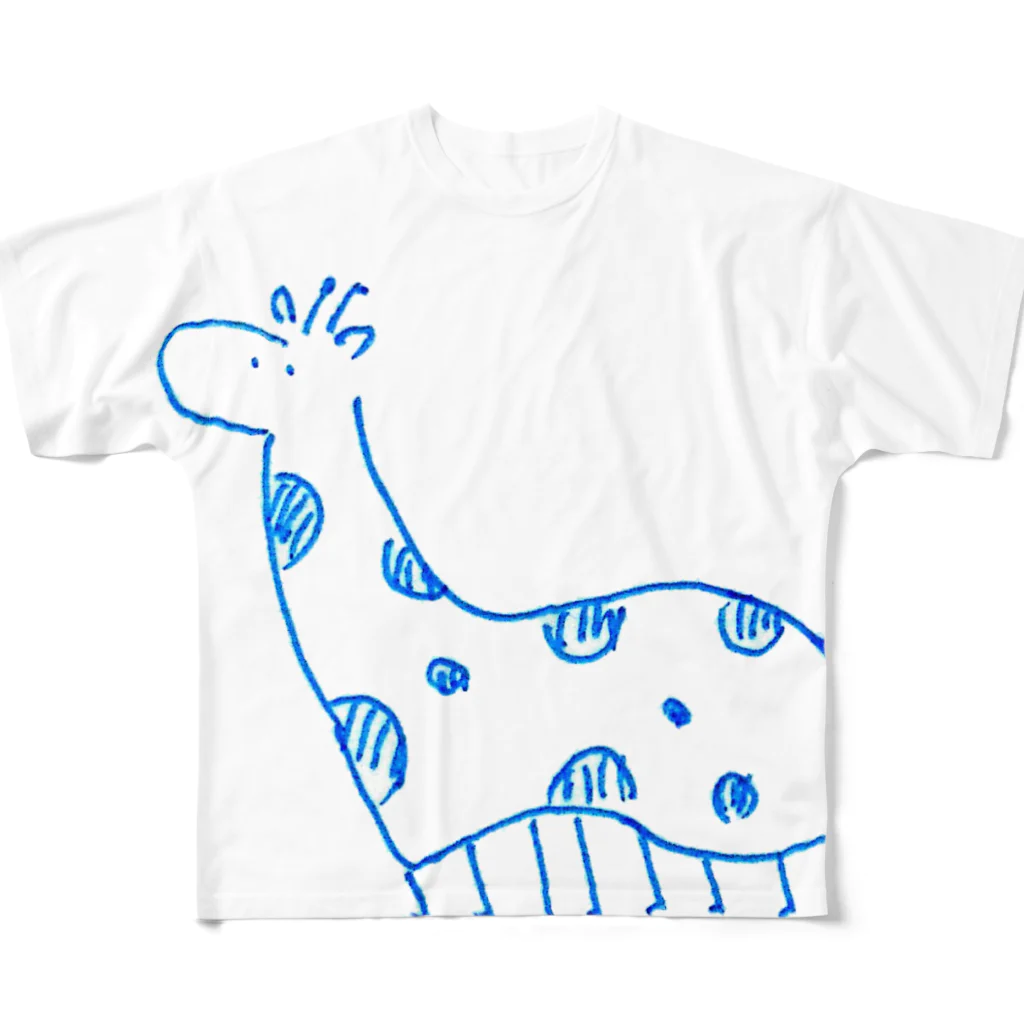 やつめしょっぷのきりん？ All-Over Print T-Shirt