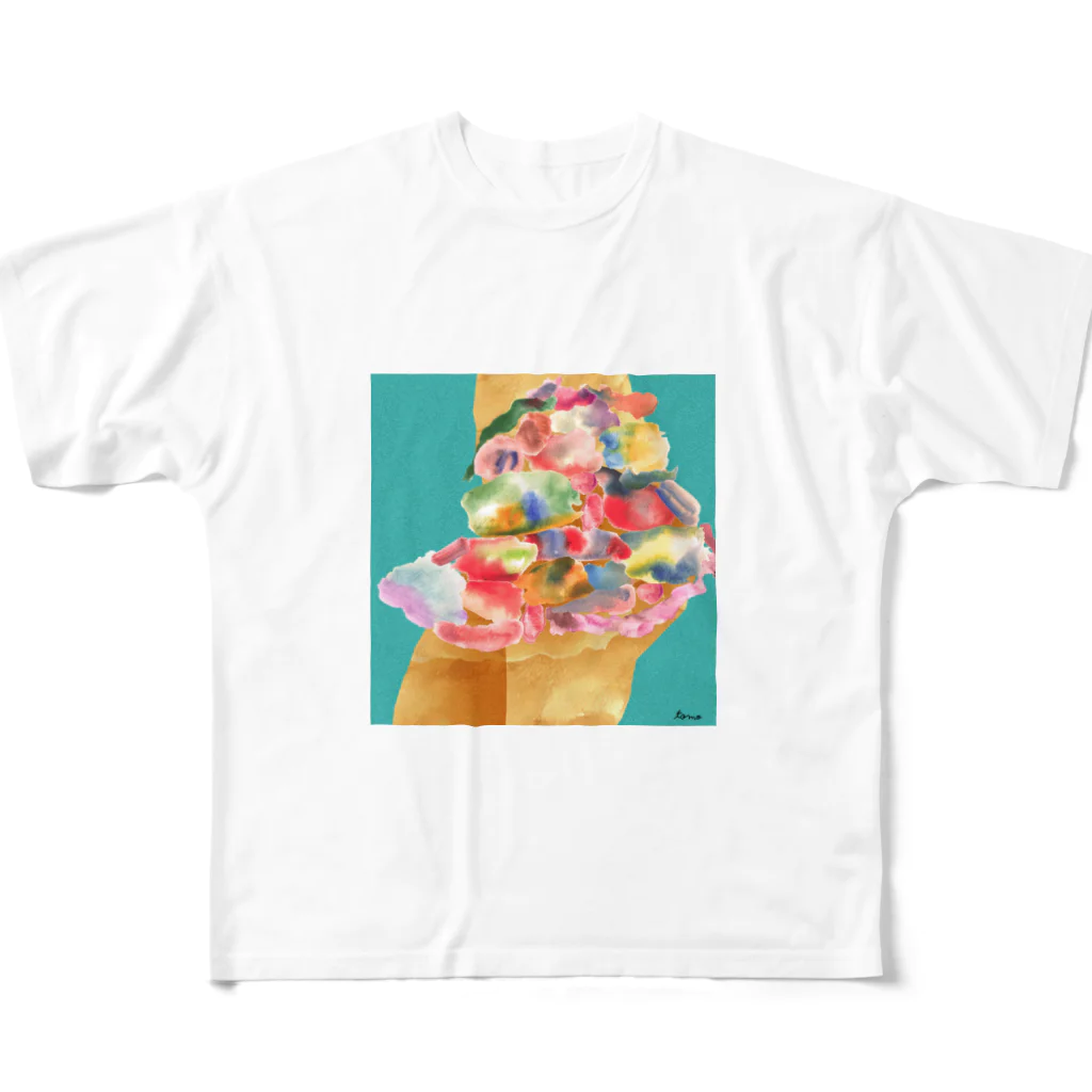 Furuya Tomoyoのスカート All-Over Print T-Shirt