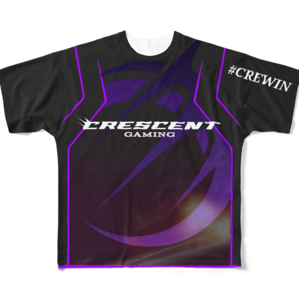 Crescent Gaming storeのCREユニフォーム風tシャツ フルグラフィックTシャツ