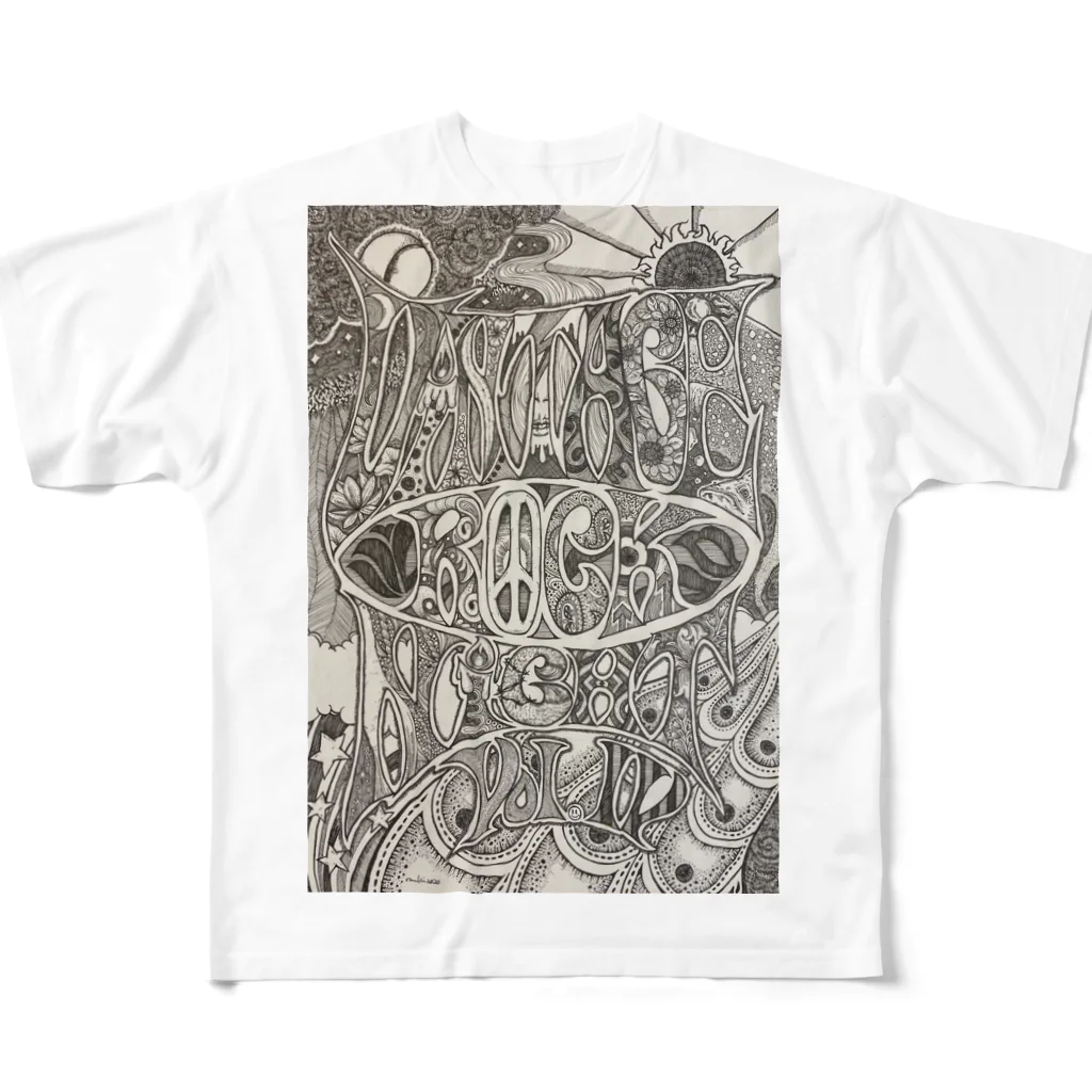 COAL TAR MOONのvintage rock night vol.4 All-Over Print T-Shirt