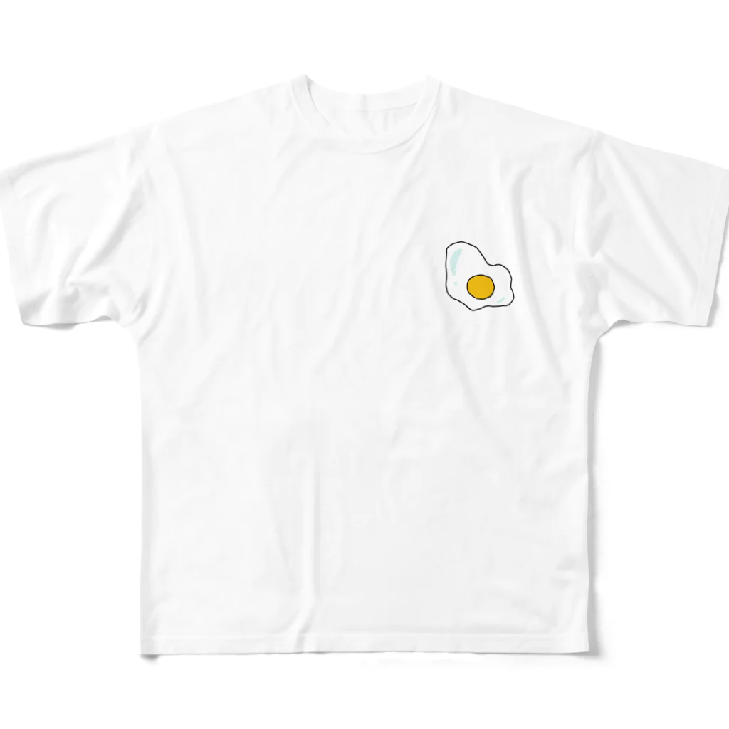 ぐりんの目玉焼き フルグラフィックTシャツ