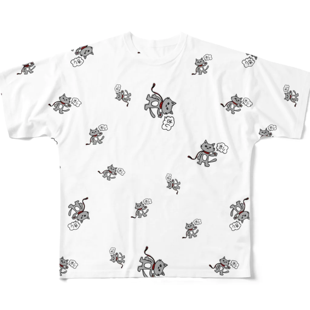 めめるーむ。のすしねこTシャツ All-Over Print T-Shirt