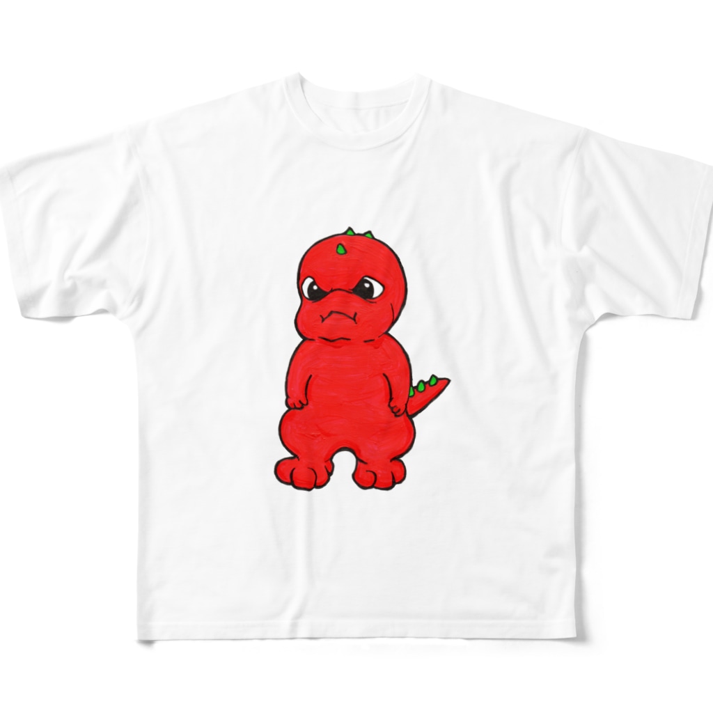 フルーツざうるすのフルーツザウルス　プンプンＴ All-Over Print T-Shirt