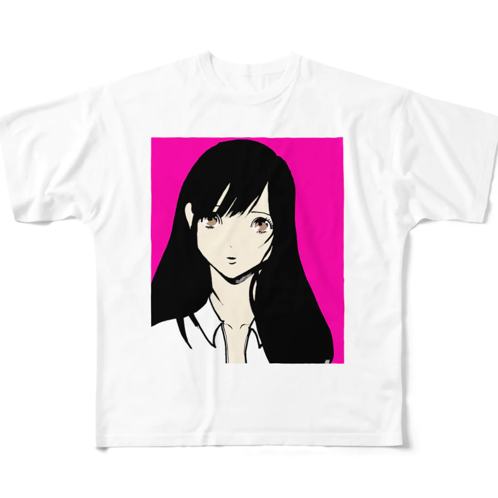 ズル剥けイカれギャル シリーズ彩 / Caroline___kaori_______towaのフルグラフィックTシャツ通販 ∞ SUZURI（スズリ）