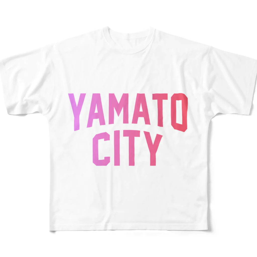 JIMOTOE Wear Local Japanの大和市 YAMATO CITY All-Over Print T-Shirt