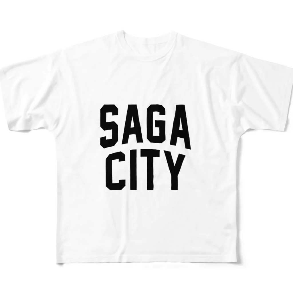 JIMOTOE Wear Local Japanの佐賀市 SAGA CITY All-Over Print T-Shirt